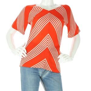 70s Mister Leonard Chevron Hippie Boho Knit Top